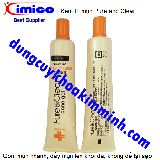 Huyet tuong tri mun Pure and Clear Nhat tu&yacute;p 50g Y Khoa Kim Minh cung cap