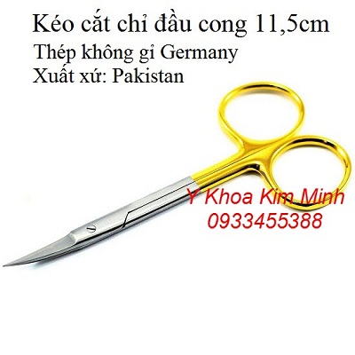 Kéo cắt chỉ cán vàng đầu công TC Pakistan