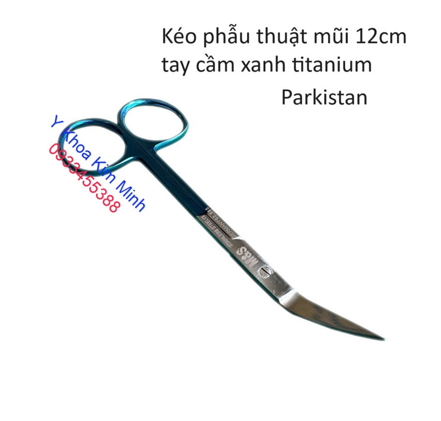 kéo y tế phẫu thuật mũi 12cm Parkistan