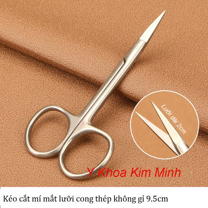 Kéo cắt mí đầu nhọn 9.5cm