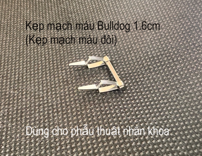 Kẹp mạch máu bulldog tweezer 1.6cm