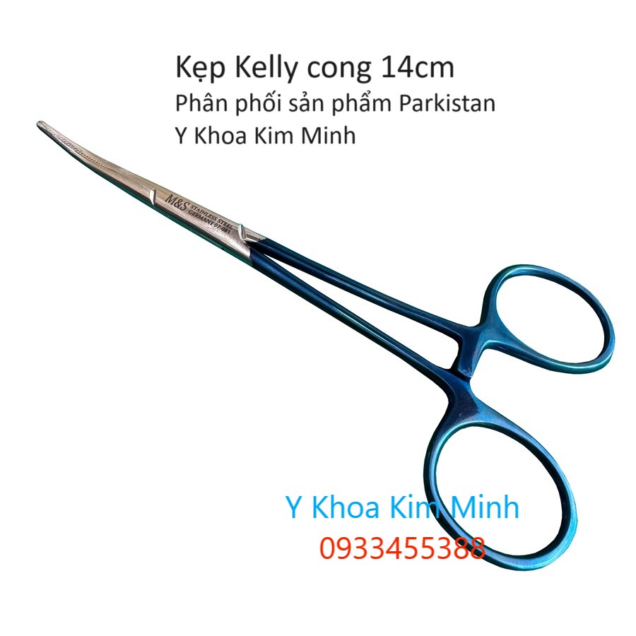 Kẹp mạch máu, kẹp kell cong dùng trong phẫu thuật y tế