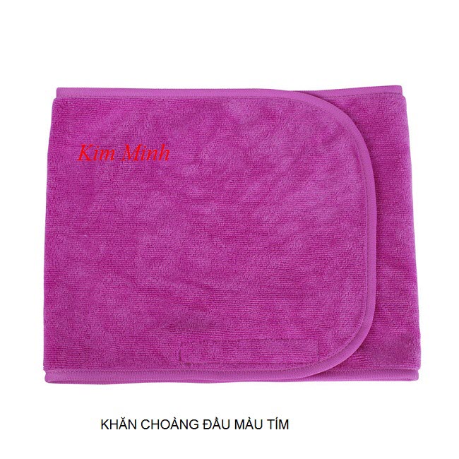 Khăn băng đô choàng đầu màu tím bản rộng - Y khoa Kim Minh 0933455388