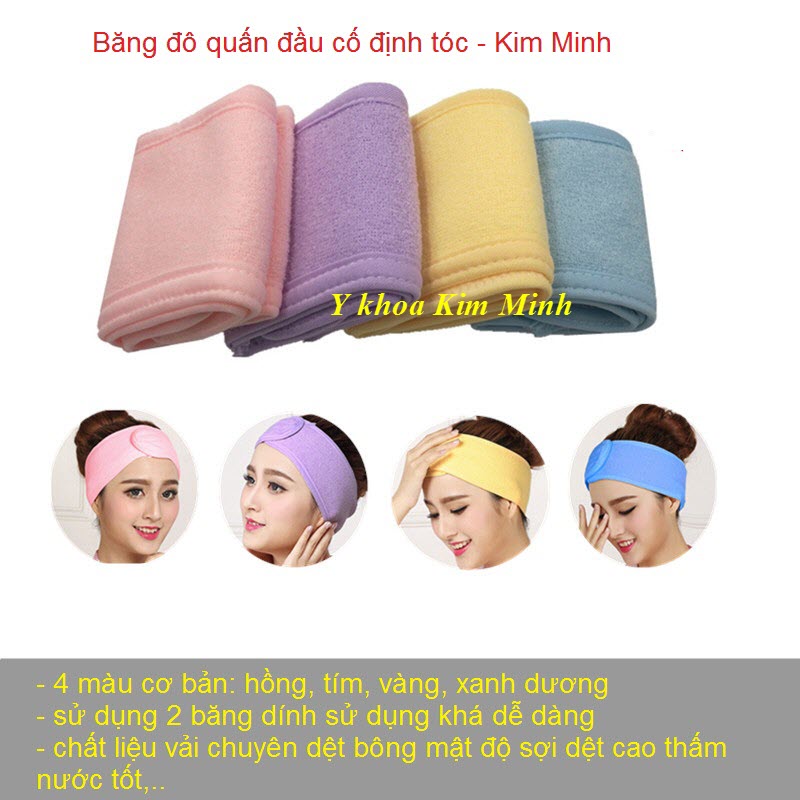 Khăn băng đô quấn tóc - Y khoa Kim Minh Khan bang do quan toc chat lieu vai det khan ban tai tp hochiminh - Y khoa Kim Minh