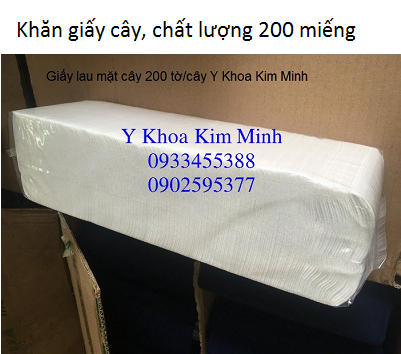 Khăn giấy cây 200 miếng sản xuất Việt Nam - Y Khoa Kim Minh Khăn giấy cây 200 miếng sản xuất tại Việt Nam, phân phối giá sỉ tại Y Khoa Kim Minh