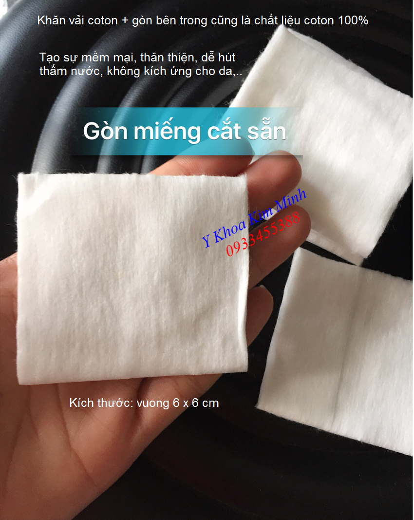 Khan lau mat dung cho spa, khan lau mat vai coton Viet Nam Bao Thach - Y khoa Kim Minh 0933455388