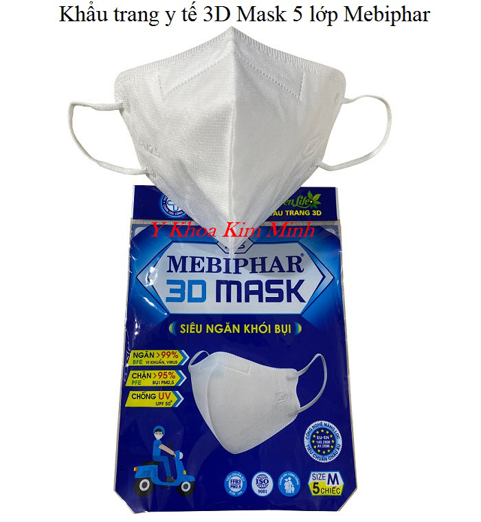Cung cấp khẩu trang 3D Mask Mebiphar giá sỉ tại Tp Hồ Chí Minh - Y Khoa Kim Minh