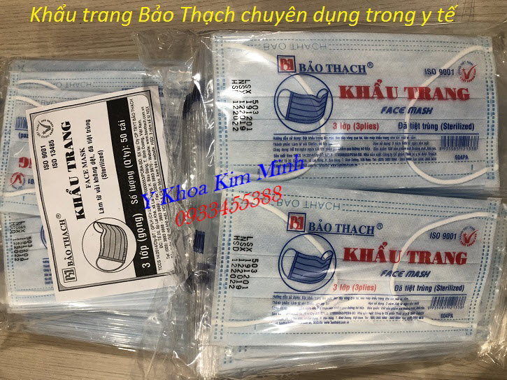 Khẩu trang Bảo Thạch, khẩu trang y tế đã tiệt trùng chuyên dụng trong y tế - Y Khoa Kim Minh