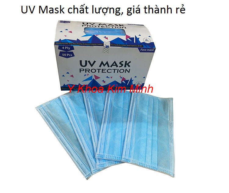 Nơi bán khẩu trang y tế kháng khuẩn giá rẻ UV Mask - Y Khoa Kim Minh