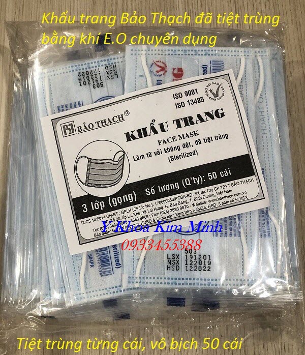 Khẩu trang chuyên phòng chống cúm virus gây viêm phổi cấp, khẩu trang y tế Bảo Thạch - Y khoa Kim Minh