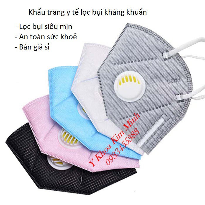 Khau trang loc bui sieu min ban tai Tp Ho Chi Minh, dai ly phan phoi gia si - Y Khoa Kim Minh