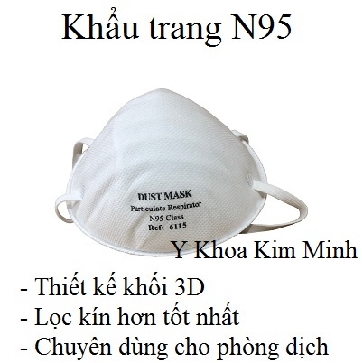 Cung cấp khẩu trang y tế N95 giá sỉ tại Tp Hồ Chí Minh - Y khoa Kim Minh