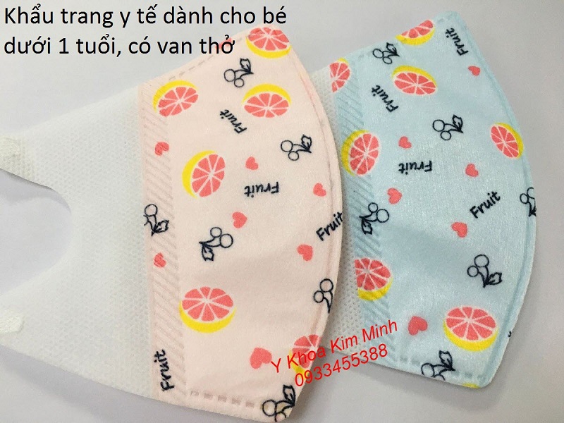 Khẩu trang y tế dùng cho bé dưới 1 tuổi bán tại Tp.HCM