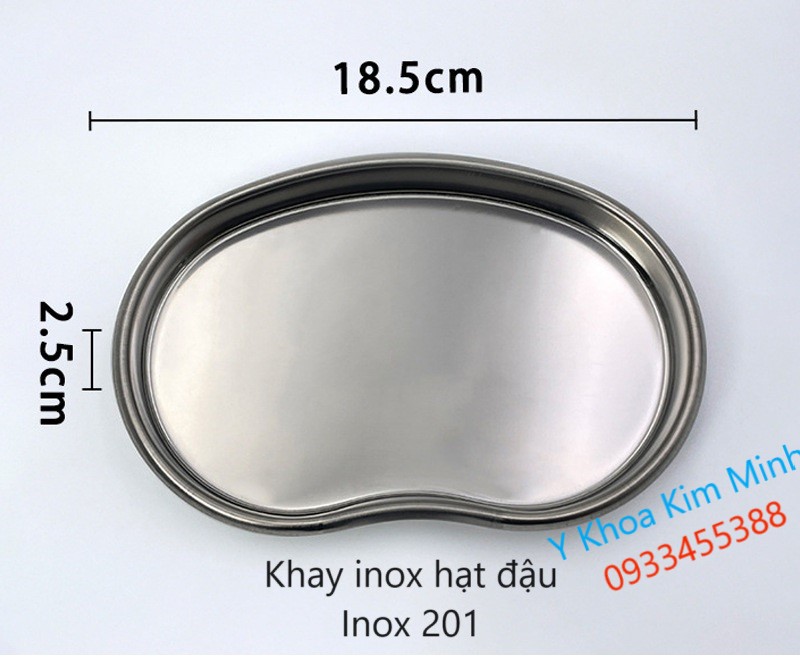 Khay inox hạt đậu 201 giá rẻ bán tại Tp.HCM
