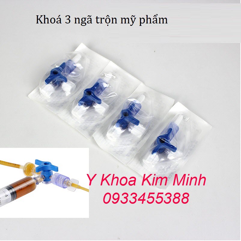 Van khoá 3 ngã trộn mix mỹ phẩm
