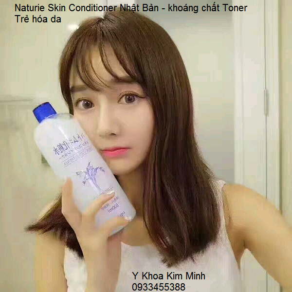 Khoang chat Toner Naturie Skin Conditioner Tre hoa da dung dap mat na Kim Minh 0933455388