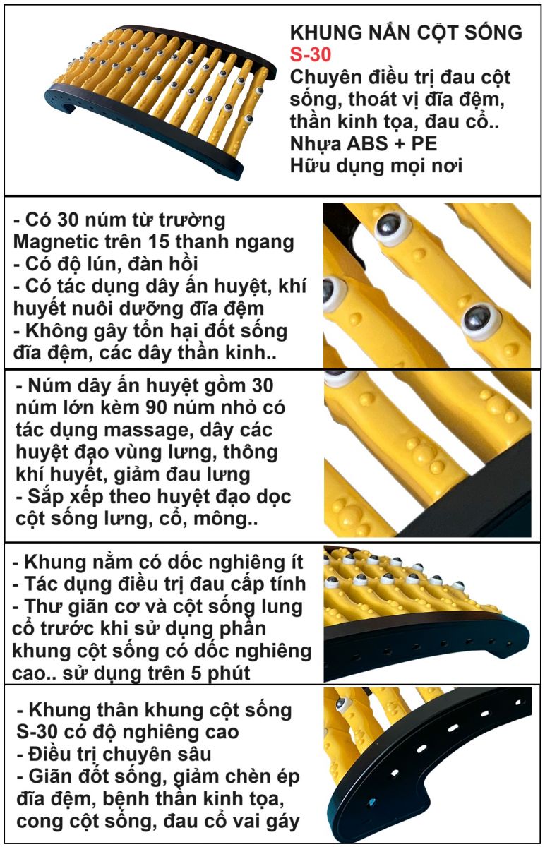 Công dụng của khung nằm điều trị gù lưng