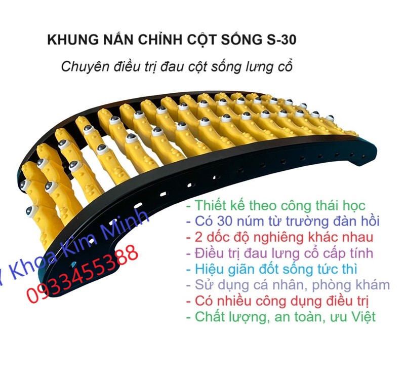 Khung nằm điều trị đau cột sống lưng cổ S-30 bán ở Tp.HCM