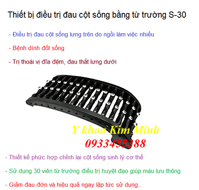 Khung dieu tri dau cot song lung va veo cot song - Y khoa Kim Minh 0933455388