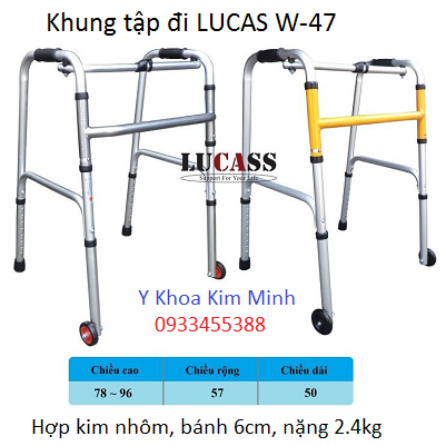 Khung tap di nhom Lucas W-47 nặng 2.4kg - Y Khoa Kim Minh