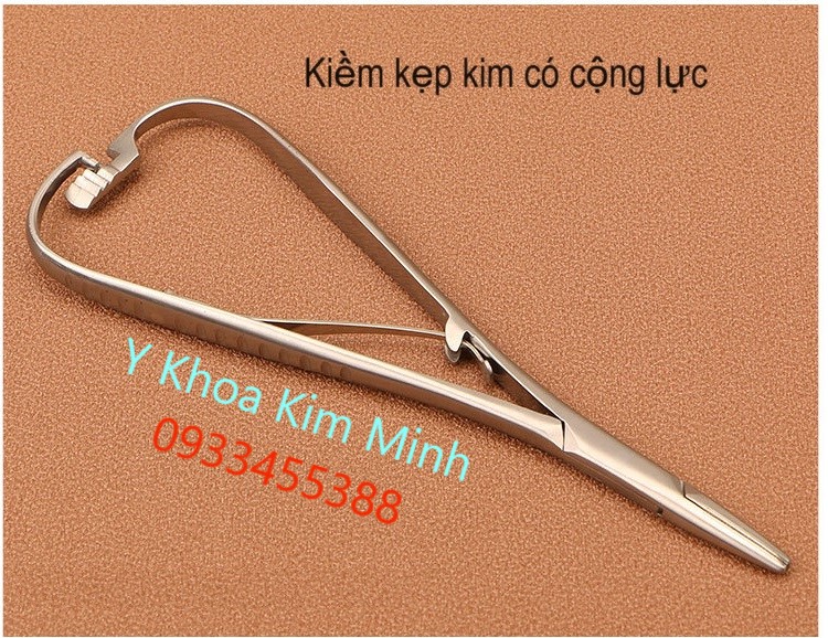 Kiềm kẹp kim khâu y tế có cộng lực 14cm, 16cm