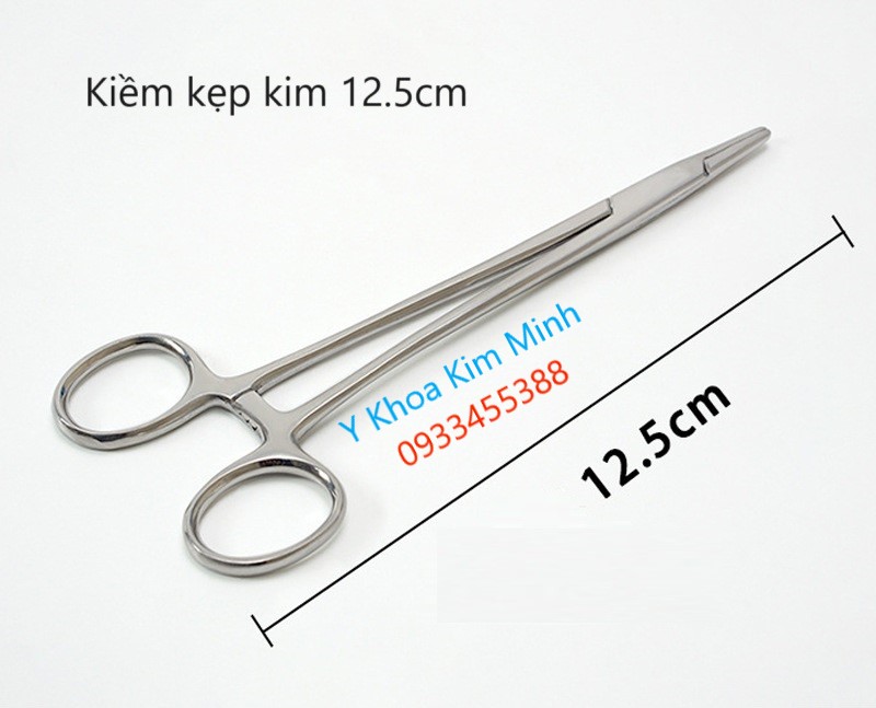 Panh kẹp kim kelly 12.5cm bằng thép không gỉ Parkistan, Trung Quốc