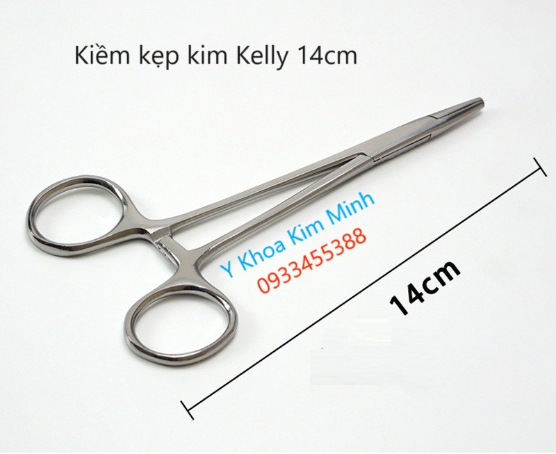 Kiềm kẹp kim kelly 14cm bán ở Y Khoa Kim Minh