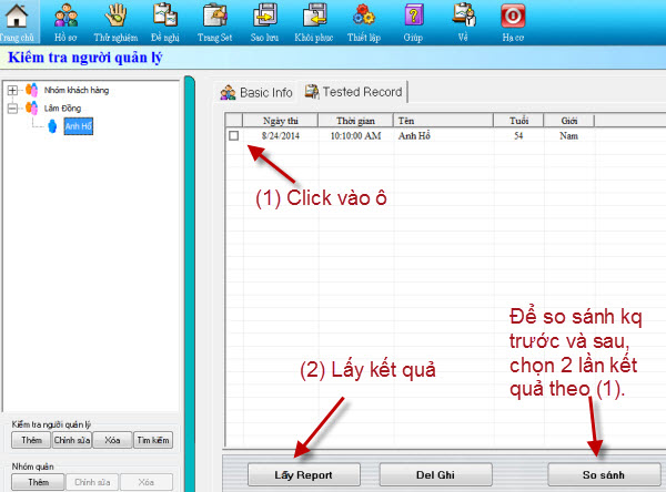Phân tích kiểm tra chỉ số cơ thể KG-01