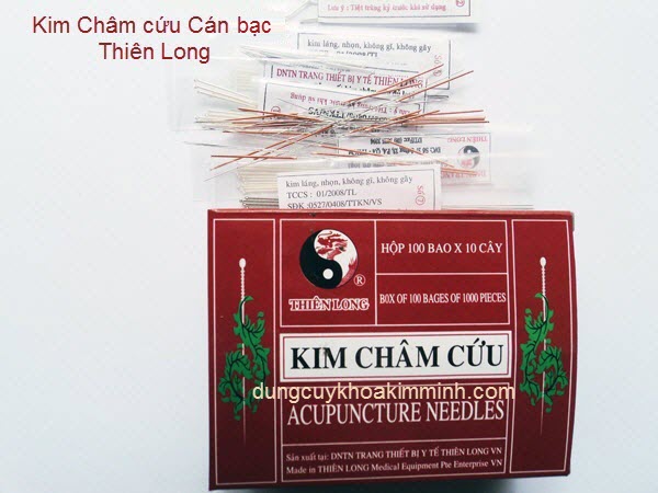 kim châm cứu cán bạc thiên long