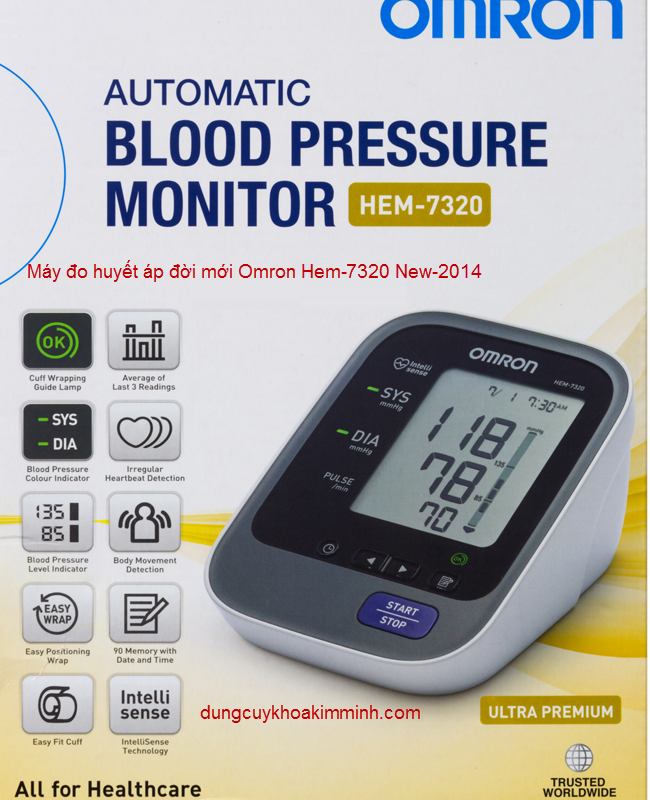 Máy đo huyết áp Omron Hem-7320 chính xác