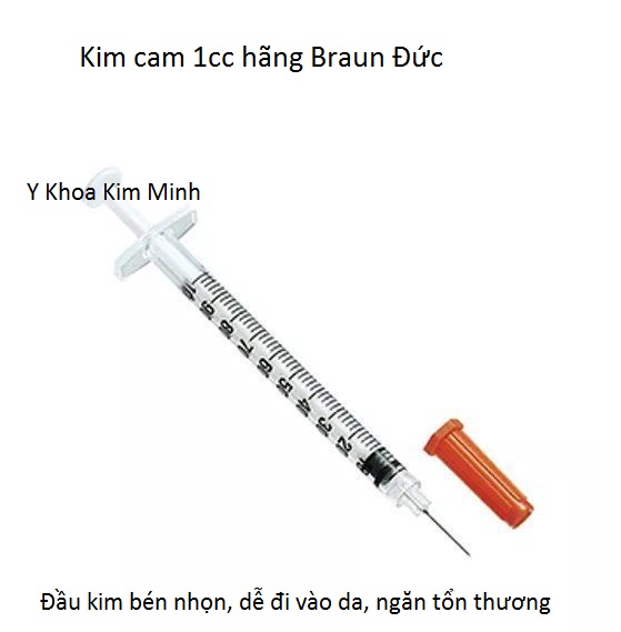 Kim cam 1cc chuyên dùng tiêm chích mỹ phẩm làm đẹp dùng cho thẩm mỹ viện spa - Y khoa Kim Minh