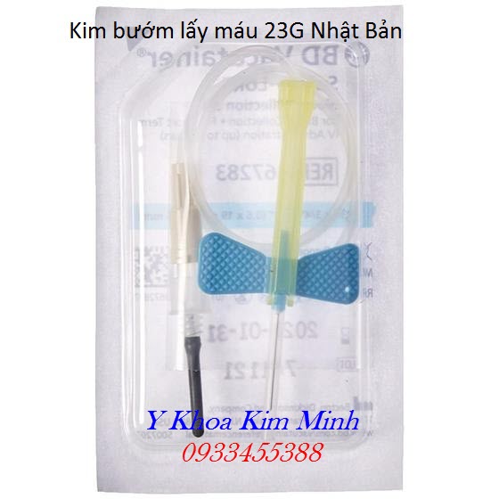 BD Vacutaniner, kim bướm lấy máu 23G nhập khẩu Nhật Bản dùng trong bộ KIT PRP - Y khoa Kim Minh