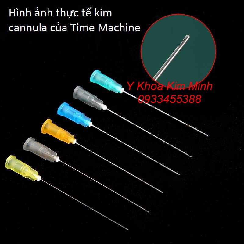 Hình ảnh thực tế kim cannula Time Machine chuyên dùng cho thẩm mỹ - Y khoa Kim Minh
