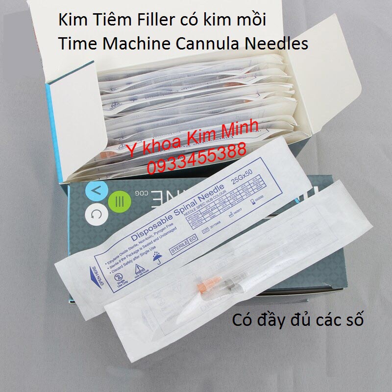 Kim cannula đầu tù có kim mồi Time Machine bán tại Tp.HCM - Y khoa Kim Minh