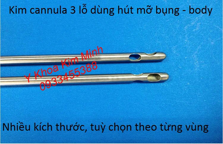Kim cannula, kim hut mo 3 lo dau tu