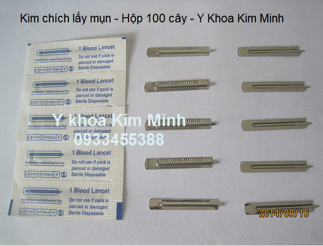 Kim chich le lay mun lancets ban tai Y Khoa Kim Minh 0933455388