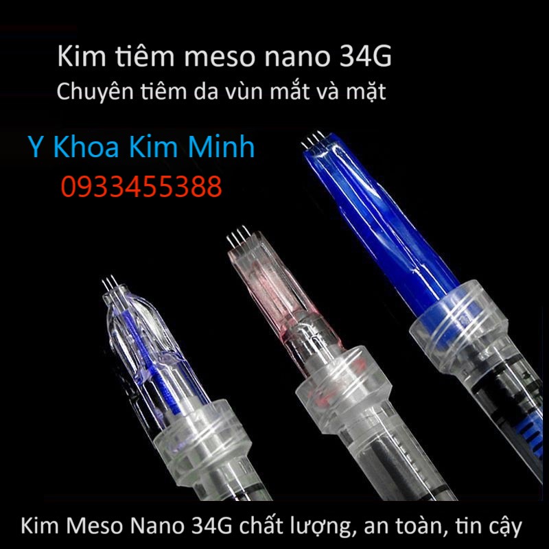 Kim tiêm meso nano 34G dùng tiêm cho mắt và da vùng mặt bán ở Tp.HCM