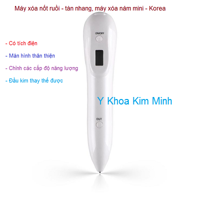 May dieu tri nam xoa tan nhang not ruoi mini cong nghe Korea Han quoc ban tai Y Khoa Kim Minh tp hochiminh