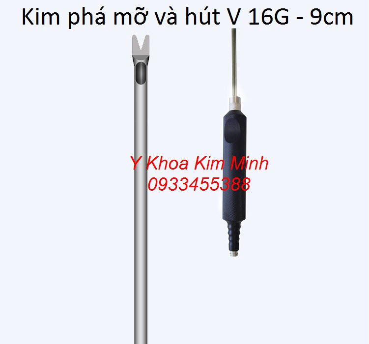 Kim phá mỡ chữ V 16G dài 7cm, 9cm - Y Khoa Kim Minh