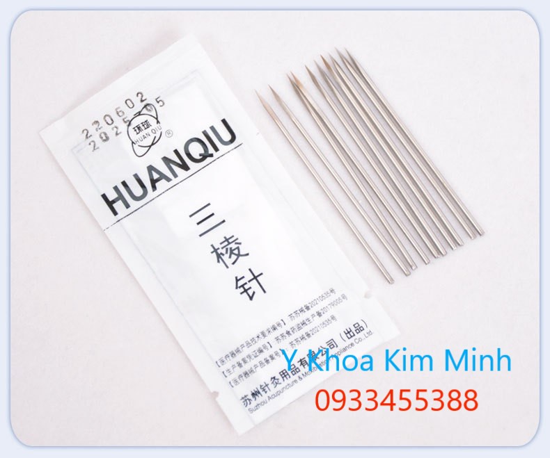 Kim tam giác, kim trích máu trong vật lý trị liệu