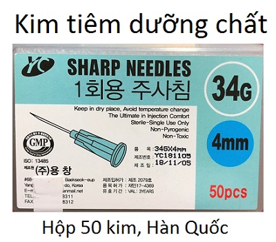 Kim tiêm dưỡng chất 33G 4mm, hộp 50 cây nhập khẩu Hàn Quốc - Y khoa Kim Minh