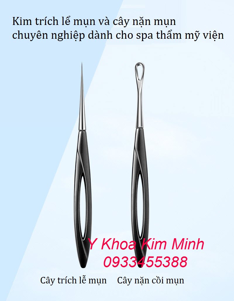 Kim trích lễ mụn, cây nặn mụn chuyên nghiệp tái sử dụng nhiều lần