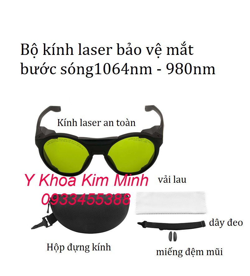 Kính laser 1064nm bảo vệ mắt bán tại Tp.HCM