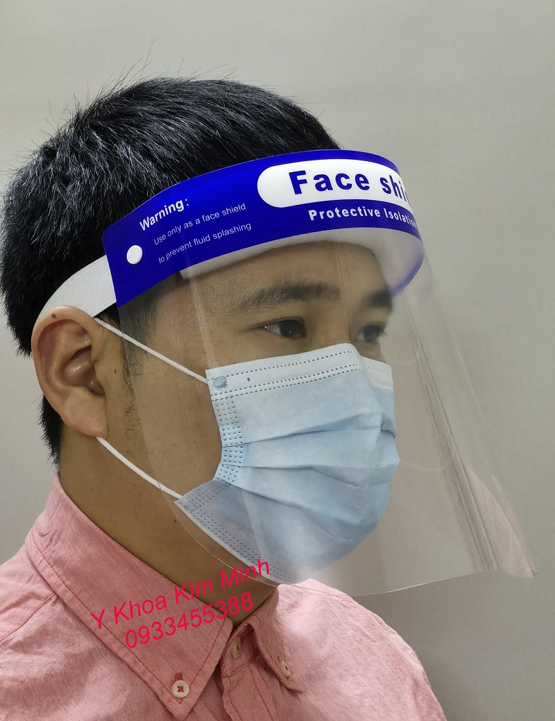 Kính chống giọt bắn Face Shield là thiết bị bảo vệ bạn ngăn virus xâm nhập vào cơ thể Kính chống giọt bắn Face Shield bán giá sỉ tại Tp.HCM