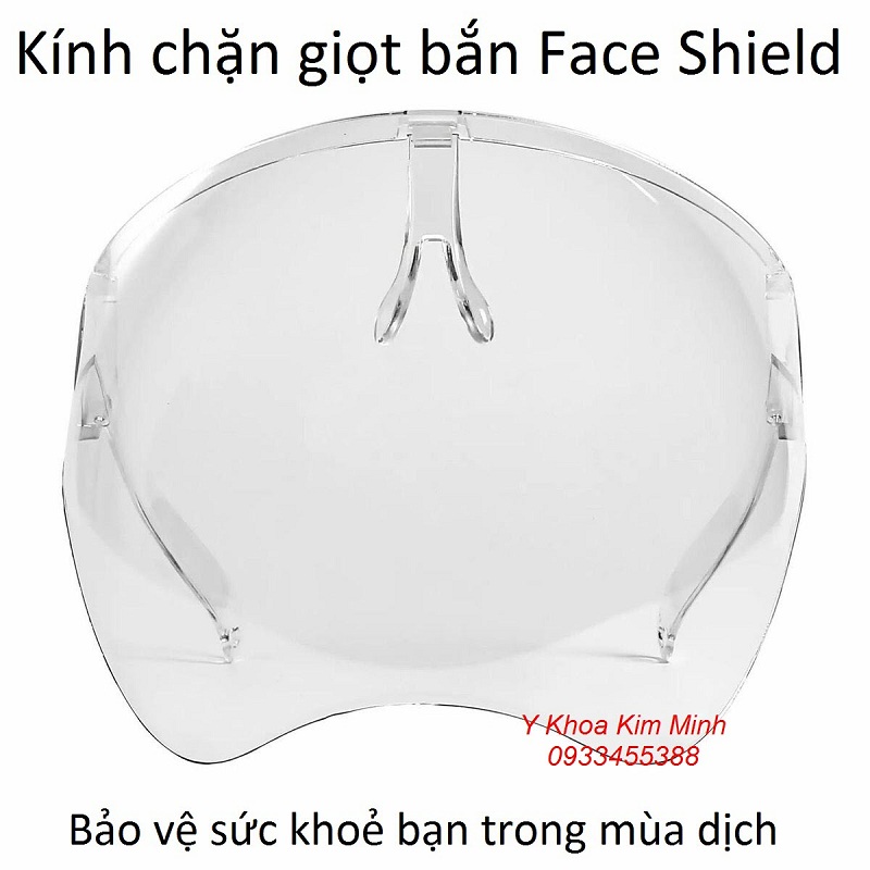 Kính chống giọt bắn ngừa virus Face Shield bán tại Y Khoa Kim Minh