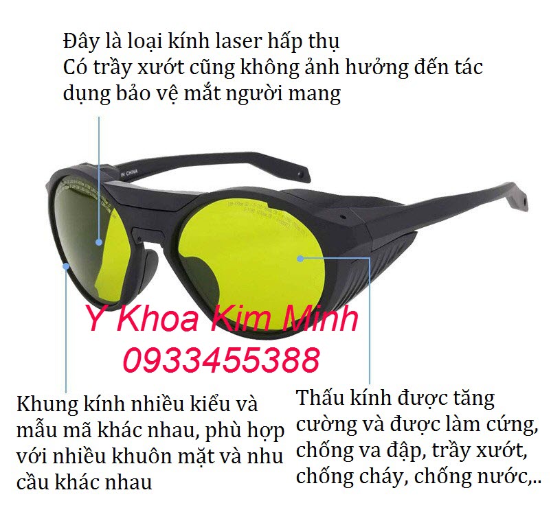 Kính laser 1064nm, 980nm dùng cho máy phát tia hồng ngoại, máy triệt lông