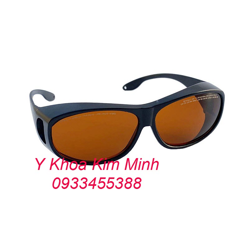 Kính laser bảo vệ mắt 532nm dùng cho người sử dụng máy laser xoá xăm yag