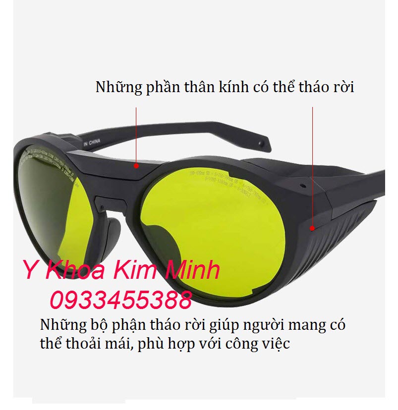 Kính máy triệt lông Elight 1064nm