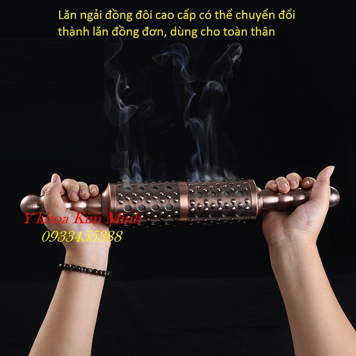 Một loại cây lăn ngải cứu chữa phong hàn và đau cơ khớp thay thế đốt ngải cứu truyền thống - Y Khoa Kim Minh Lăn ngải cứu bằng đồng đôi bán tại Y Khoa Kim Minh là loại chất lượng sử dụng ngành vật lý trị liệu - Y Khoa Kim Minh