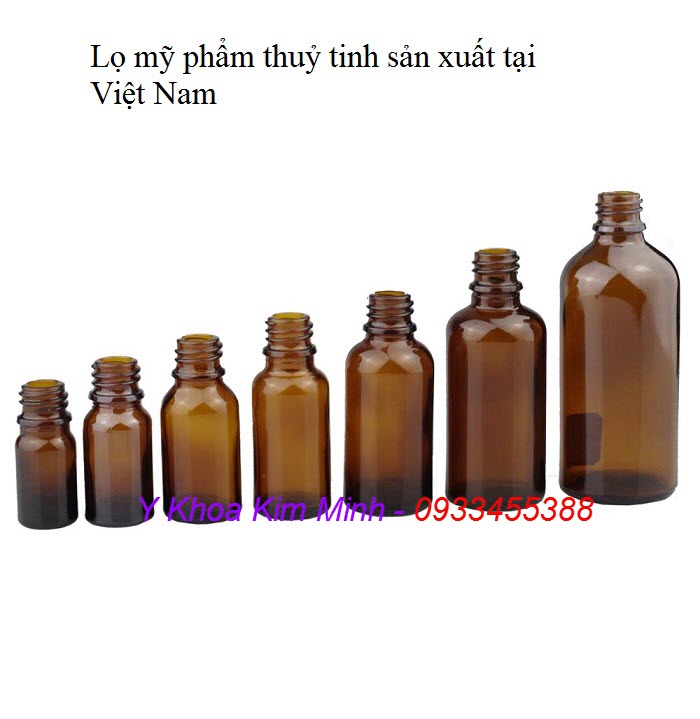 Lọ chiết mỹ phẩm dưỡng chất chăm sóc da dùng tại Spa Thẩm Mỹ Viện - Y Khoa Kim Minh